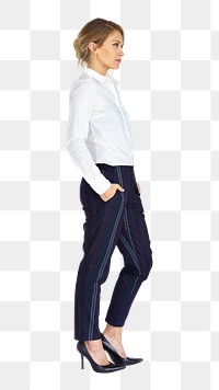 Business woman png, transparent background