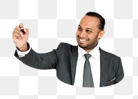 Indian man png element, transparent background