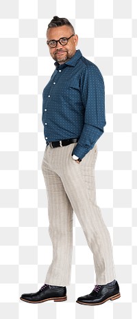 Bearded man png, transparent background