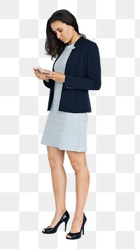 Business woman png, transparent background