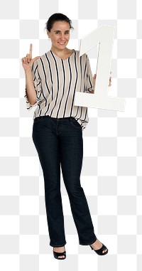 Business woman png, transparent background