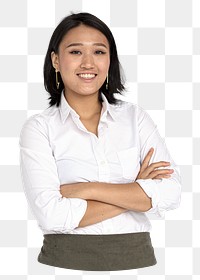 Businesswoman png element, transparent background