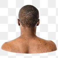 African man png element, transparent background