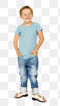 Standing boy png, transparent background