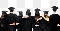 Graduation png element, transparent background