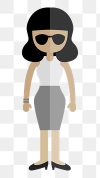 Woman avatar png illustration, transparent background