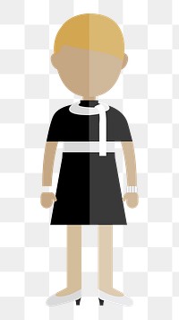 Woman avatar   png sticker, transparent background