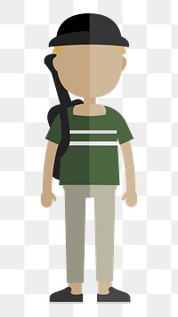 Man avatar   png sticker, transparent background