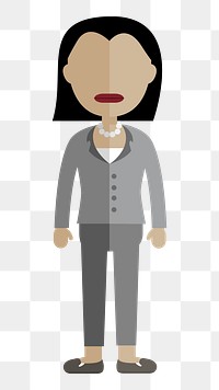 Woman avatar png illustration, transparent background