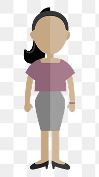 Woman avatar png illustration, transparent background