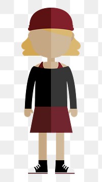 Woman avatar   png sticker, transparent background