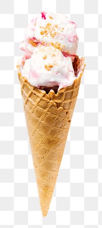 Ice cream png collage element, transparent background