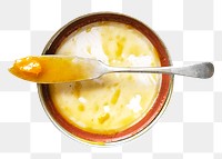 Orange jam png, food element, transparent background