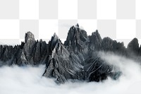 PNG Rock mountains border, transparent background