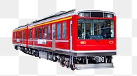 Png Japanese train, isolated image, transparent background