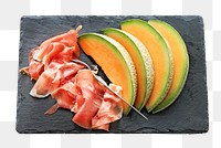 Png melon parma ham, transparent background