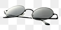 Png black sunglasses, isolated image, transparent background