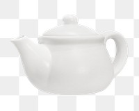 Png ceramic white pot, isolated image, transparent background