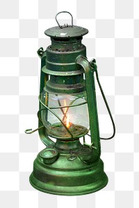 Png antique lantern, isolated image, transparent background