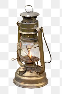 Png antique lantern, isolated image, transparent background