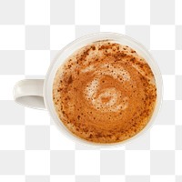 Coffee cup png collage element on transparent background