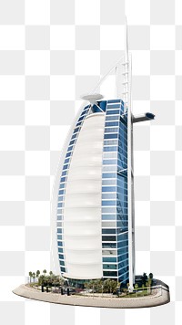 Png Burj Al Arab, transparent background. Dubai, United Arab Emirates, 5 JUNE 2023
