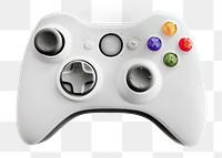 Png video game controller, isolated object, transparent background