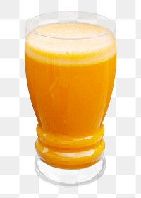 Orange juice png, transparent background