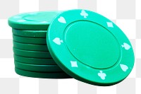 Png gambling casino poker chips, isolated object, transparent background