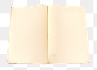 Png open book, isolated object, transparent background