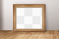 Gold picture frame png mockup, transparent design. Remixed by rawpixel.