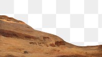 PNG Desert landscape border, vintage illustration by Henry Ossawa Tanner, transparent background. Remixed by rawpixel.