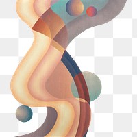 Abstract geometric png illustration by Stuart Walker, transparent background. Remixed by rawpixel.