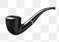 Smoking pipe png, isolated object, transparent background