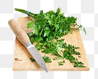 Fresh parsley png, healthy food, transparent background