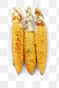 Fresh corn png, healthy food, transparent background