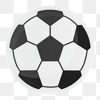 PNG football  sticker transparent background