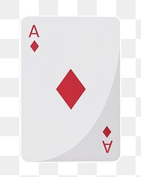 PNG Diamond and spade ace cards  sticker transparent background