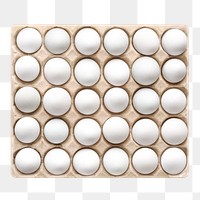 Eggs png collage element on transparent background
