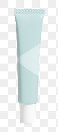 Skincare tube png product packaging, transparent background