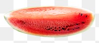 Png sliced watermelon, transparent background