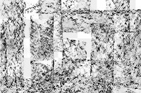 Black brush stroke png collage element, transparent background