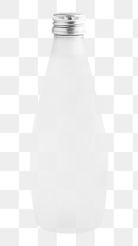 Glass bottle png, isolated object, transparent background