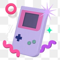 Retro game png sticker, mixed media transparent background