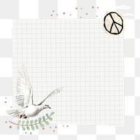 Freedom note paper png sticker, transparent background