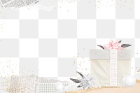 Birthday celebration png border, transparent background