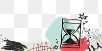 Hourglass border png time management