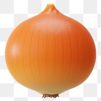 PNG 3D onion vegetable, element illustration, transparent background