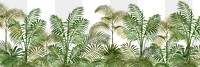 Palm trees png tropical, transparent background