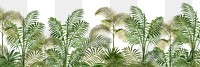 Palm trees png tropical, transparent background